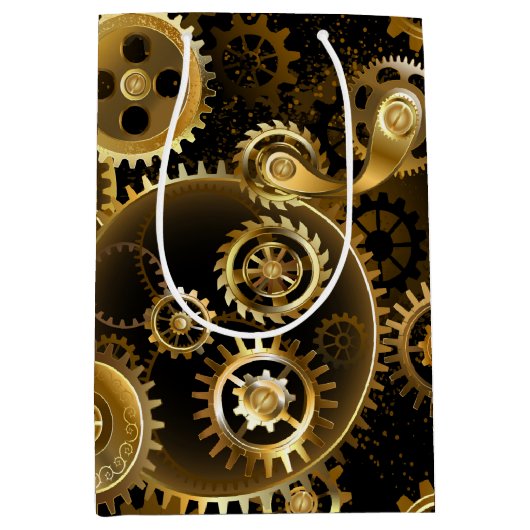 Sac Cadeau Moyen Équipements en laiton sans vapeur (Devant)