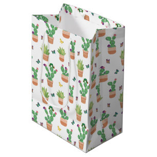 Sac Cadeau Moyen Eric Carle   Caterpillar, Cactus et Papillon Pa
