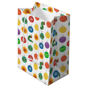 Sac Cadeau Moyen Eric Carle   Caterpillar Motif de Noël