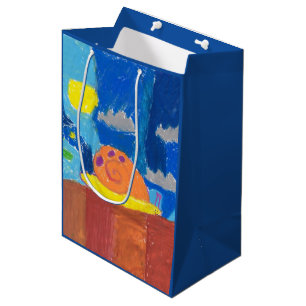 Sac Cadeau Moyen Escargot souriant
