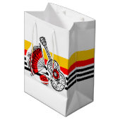 Sac Cadeau Moyen Espagnol Souvenirs Classic Stripe moyen (Devant Angle)