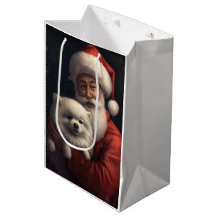 Sac Cadeau Moyen Esquimau américain avec le Père Noël Festif de Noë