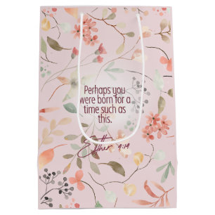 Sac Cadeau Moyen Esther 4:14 verset biblique chrétien art