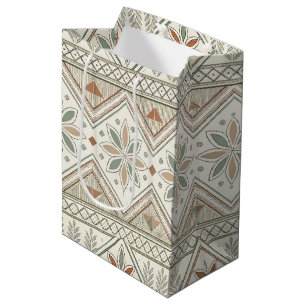 Sac Cadeau Moyen Ethnique géométrique Tribal Tribal sans couture Mo