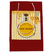 Sac Cadeau Moyen étiquette miel (Devant)