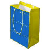 Sac Cadeau Moyen Étoilé (Devant Angle)