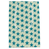 Sac Cadeau Moyen Étoiles Motif 6 (Devant)