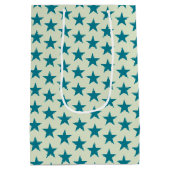 Sac Cadeau Moyen Étoiles Motif 6 (Dos)