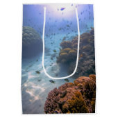 Sac Cadeau Moyen Exotic coral reef photo effect (Dos)