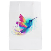 Sac Cadeau Moyen Exotic Rainbow Hummingbird (Dos)