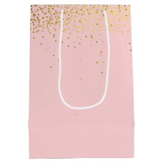 Sac Cadeau Moyen Eyelashes d'anniversaire avec Parties scintillant  (Dos)