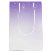 Sac Cadeau Moyen Eyelashes d'anniversaire avec Parties scintillant (Dos)