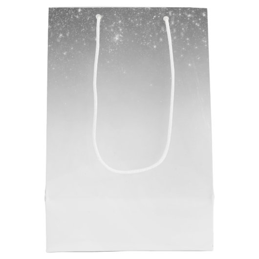 Sac Cadeau Moyen Eyelashes d'anniversaire avec Parties scintillant (Dos)