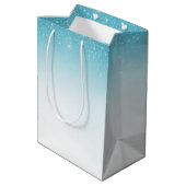 Sac Cadeau Moyen Eyelashes d'anniversaire avec Parties scintillant (Dos Angle)