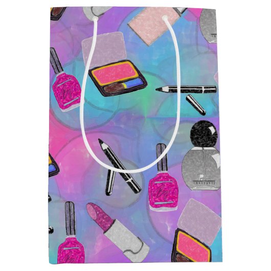 Sac Cadeau Moyen Faisons le maquillage (Devant)