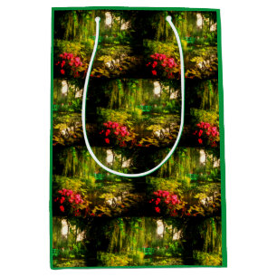 Sac Cadeau Moyen Fameux Claude Monet Giverny Pond Lilies