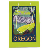 Sac Cadeau Moyen Famille des castors (Devant)