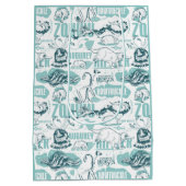 Sac Cadeau Moyen Fantastic Beasts Motif bleu (Dos)