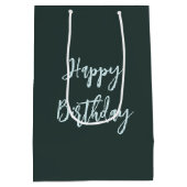 Sac Cadeau Moyen Fantôme avec un gâteau d'anniversaire (Dos)