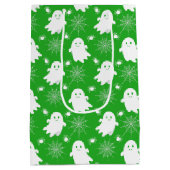 Sac Cadeau Moyen Fantômes mignons | Araignées | Spider Webs Hallowe (Dos)