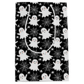 Sac Cadeau Moyen Fantômes mignons | Araignées | Spider Webs Hallowe (Devant)