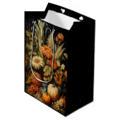 Sac Cadeau Moyen Farm Fall Autumn Pumpkin (Devant Angle)