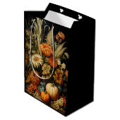 Sac Cadeau Moyen Farm Fall Autumn Pumpkin (Dos Angle)