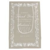 Sac Cadeau Moyen Faveurs de mariage Beige Carreaux de Talavera Fies (Dos)