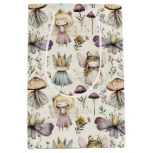 Fée de Whimsical & Champignons Jardin de Fleur Mag