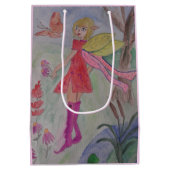 Sac Cadeau Moyen Fée papillon (Dos)