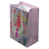 Sac Cadeau Moyen Fée papillon (Dos Angle)