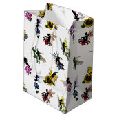 Sac Cadeau Moyen Fées d'ombre (Dos Angle)