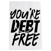 Sac Cadeau Moyen Félicitations (Devant)