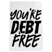 Sac Cadeau Moyen Félicitations (Dos)