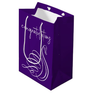 Sac Cadeau Moyen Félicitations au cygne mariage