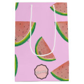 Sac Cadeau Moyen Félicitations ! Pastèque Kawaii (Dos)