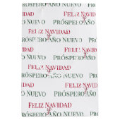 Sac Cadeau Moyen Feliz Navidad y Prospero Año Nuevo (Devant)