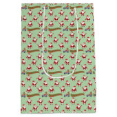 Sac Cadeau Moyen Festif Noël sur mesure (Dos)