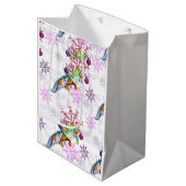 Sac Cadeau Moyen Festive Axlotl (Devant Angle)