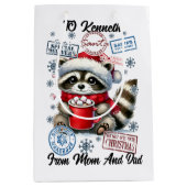 Sac Cadeau Moyen Festive Santa Sack With Cheerful Holiday (Devant)