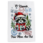 Sac Cadeau Moyen Festive Santa Sack With Holiday (Devant)