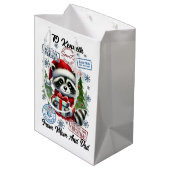 Sac Cadeau Moyen Festive Santa Sack With Holiday (Dos Angle)