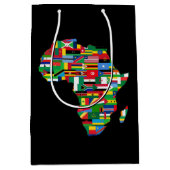 Sac Cadeau Moyen fête à thème pour l'Afrique (Devant)