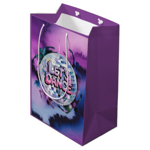 Sac Cadeau Moyen Fête d'anniversaire Let's Dance