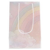 Sac Cadeau Moyen Fête d'anniversaire licorne (Dos)