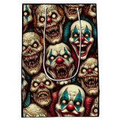 Sac Cadeau Moyen Fête de l'Halloween des Clowns (Dos)