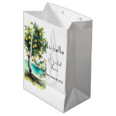 Sac Cadeau Moyen Fête de Mariage Italienne La Dolce Vita (Devant Angle)