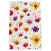 Sac Cadeau Moyen Fête de mariage Love In Bloom (Dos)