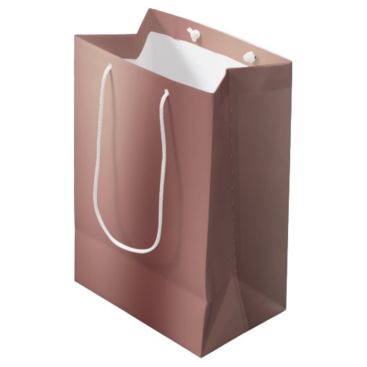 Sac Cadeau Moyen Fête de mariage Rose Gold (Devant Angle)