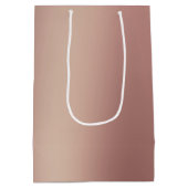 Sac Cadeau Moyen Fête de mariage Rose Gold (Dos)